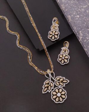Dual-Tone Necklace Set, ORN20491