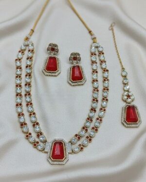 Pure Zirconian Necklace Set, ORN20534