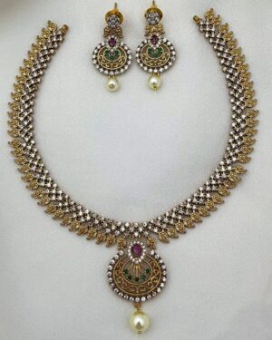 Pure Zirconian Necklace Set, ORN20553