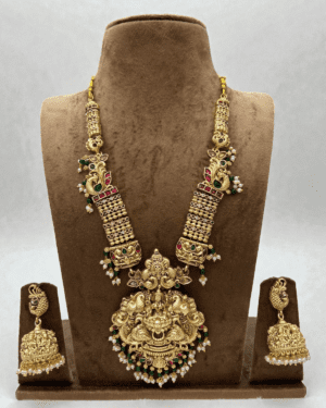 Kundan Temple Necklace Sets, ORN30182