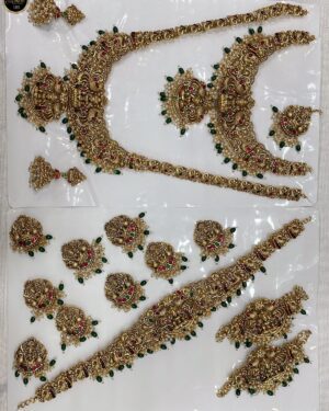 Kundan Temple Necklace Sets, ORN30192