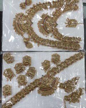 Kundan Temple Necklace Sets, ORN30198