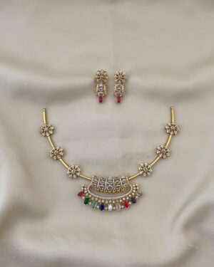 Pure Zirconian Diamond Necklace Set, ORN30201
