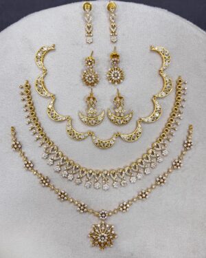 Pure Zirconian Diamond Necklace Set (3 Sets), ORN30215