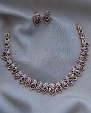 Pure Zirconian Diamond Necklace Set, ORN30219