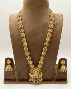 Kundan Temple Necklace Sets, ORN30227