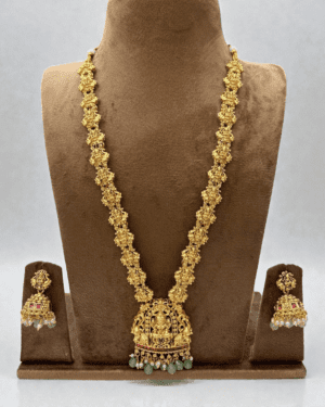 Kundan Temple Necklace Sets, ORN30228