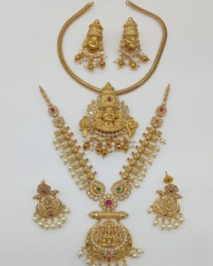 Pure Zirconian Diamond Necklace Sets (2 Sets), ORN30249