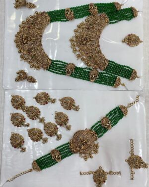 Kundan Temple Necklace Sets, ORN30263