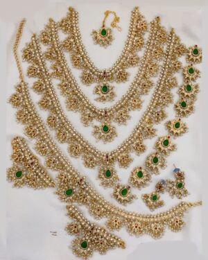 Kundan Temple Necklace Sets, ORN30271