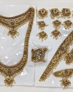 Kundan Temple Necklace Set, ORN30508