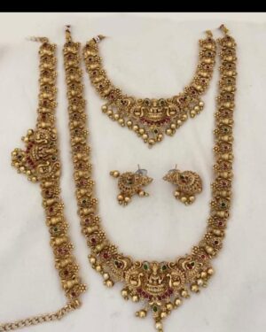 Kundan Temple Necklace Set, ORN30509