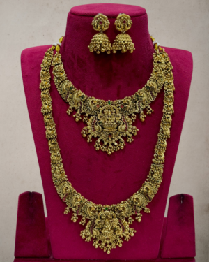 Kundan Temple Necklace Set, ORN30510