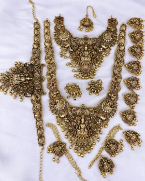 Kundan Temple Necklace Set, ORN30512