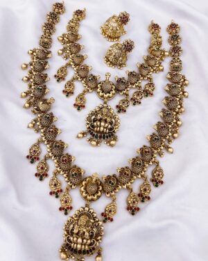 Kundan Temple Necklace Set, ORN30515