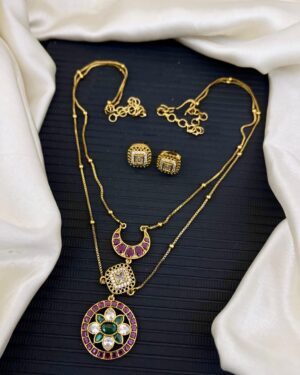 Kundan Necklace Set, ORN30576