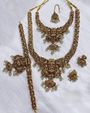 Kundan Temple Necklace Set, ORN30592