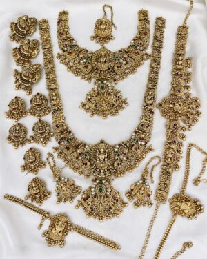 Kundan Temple Necklace Set, ORN30598