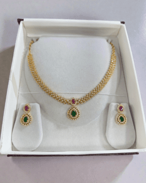 Pure Zirconian Diamond Necklace Set, ORN30605