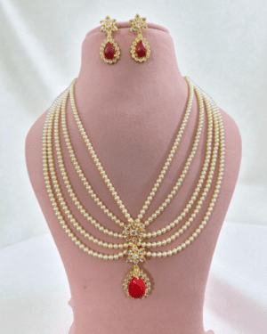 Pure Zirconian Diamond Necklace Set, ORN30606