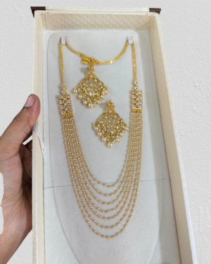 Pure Zirconian Diamond Necklace Set, ORN30638