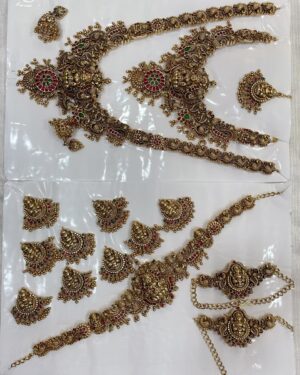 Kundan Temple Necklace Set, ORN30646