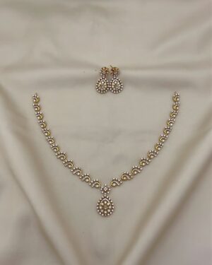 Pure Zirconian Diamond Necklace Set, ORN30652