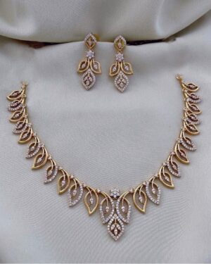 Pure Zirconian Diamond Necklace Set, ORN30659