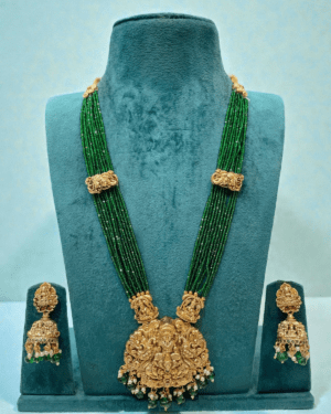 Kundan Temple Necklace Set, ORN30679
