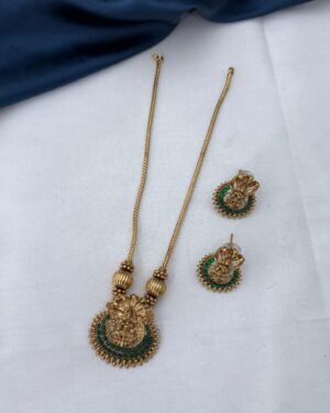 Kundan Temple Necklace Sets, ORN30683