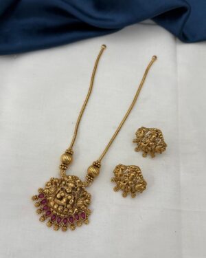 Kundan Temple Necklace Set, ORN30686