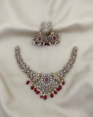 Pure Zirconian Diamond Necklace Set, ORN31346