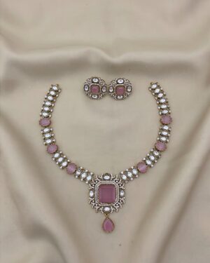 Pure Zirconian Diamond Necklace Set, ORN31351