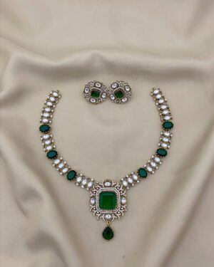 Pure Zirconian Diamond Necklace Set, ORN31355