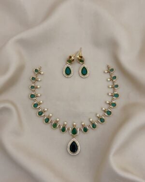 Pure Zirconian Diamond Necklace Set, ORN31360