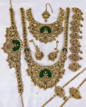 Kundan Temple Necklace Sets, ORN31384