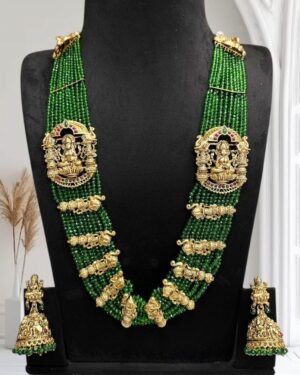 Kundan Temple Necklace Set, ORN31385