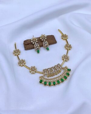 Pure Zirconian Diamond Necklace Set, ORN31391