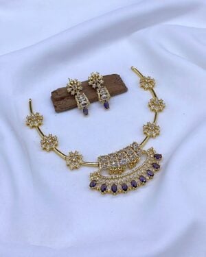 Pure Zirconian Diamond Necklace Set, ORN31392