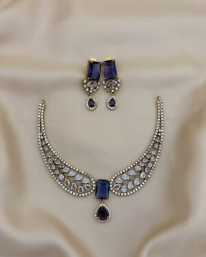 Pure Zirconian Diamond Necklace Set, ORN0503AA4