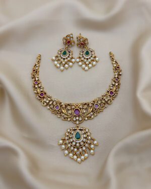 Pure Zirconian Diamond Necklace Set, ORN1003AM19