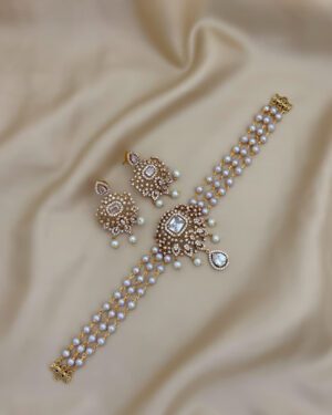 Pure Zirconian Diamond Necklace Set, ORN1103AM20
