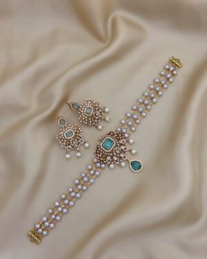 Pure Zirconian Diamond Necklace Set, ORN1103AM21