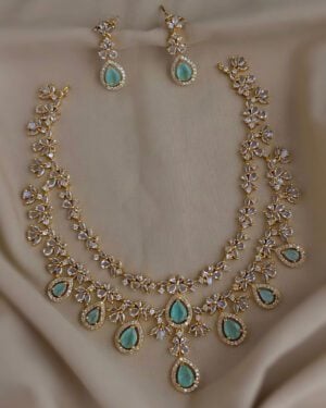 Pure Zirconian Diamond Necklace Set, ORN1203BM38