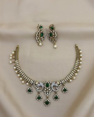Pure Zirconian Diamond Necklace Set