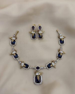 Pure Zirconian Diamond Necklace Set