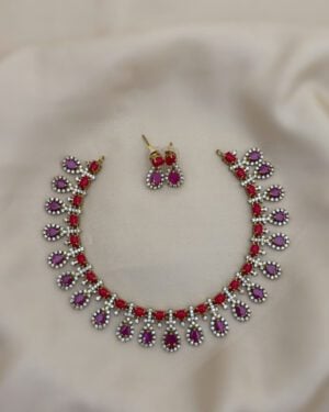 Pure Zirconian Diamond Necklace Set