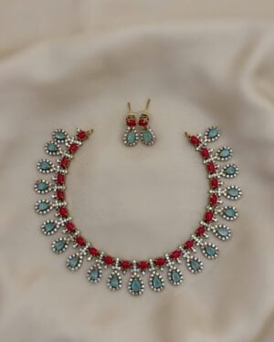 Pure Zirconian Diamond Necklace Set