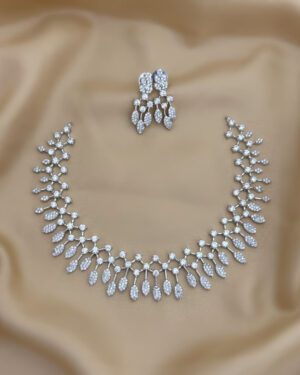 Pure Zirconian Diamond Necklace Set