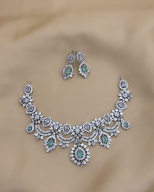 Pure Zirconian Diamond Necklace Set